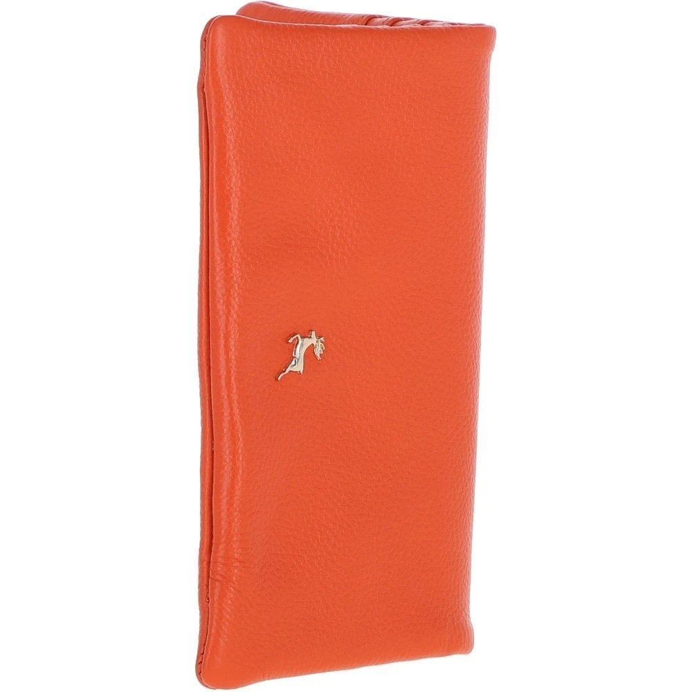 12 Card RFID Protected Leather Purse Mandarin: J-56 6 12 Card RFID Protected Leather Purse Mandarin: J-56 - Image 4