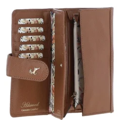 14 Card RFID Protected Large Leather Purse Two Tone Tan: S1 -Default Template 2 14 card rfid protected large leather purse two tone tan s1 p6708 24546 image