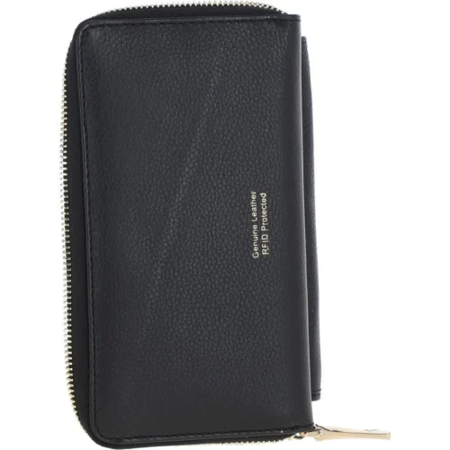 14 Card RFID Protected XL Leather Purse Black: J-54 12 14 Card RFID Protected XL Leather Purse Black: J-54 -The Bridge Store 14 card rfid protected xl leather purse black j 54 p5938 21123 image