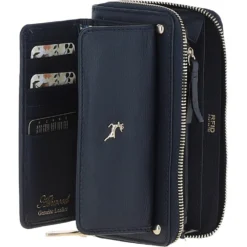 14 Card RFID Protected XL Leather Purse Navy: S2 -Default Template 2 14 card rfid protected xl leather purse navy s2 p6712 24490 image