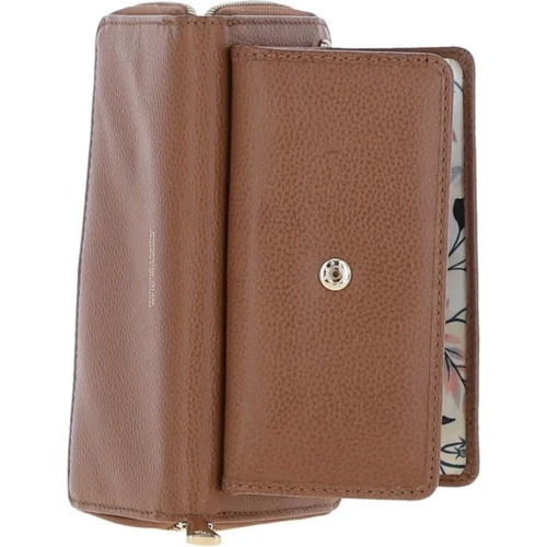 14 Card RFID Protected XL Leather Purse Two Tone Tan: S2 11 14 Card RFID Protected XL Leather Purse Two Tone Tan: S2 -The Bridge Store 14 card rfid protected xl leather purse two tone tan s2 p6714 24500 image