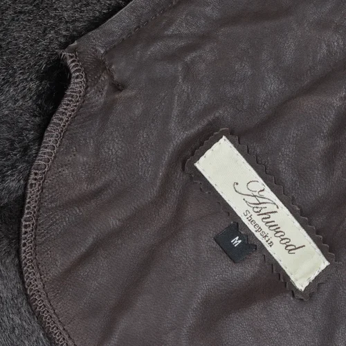 3/4 Hooded Toscana Sheepskin Coat Brown : Malaska -The Bridge Store 3 4 hooded toscana sheepskin coat brown malaska p866 3746 image