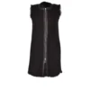 3/4 Length Toscana Suede Leather Gilet Black : Gerel -Default Template 2 3 4 length toscana suede leather gilet black gerel p2566 12046 image