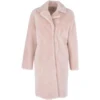 3/4 Long Shearling Fur Coat Baby Pink : Mikayla -Default Template 2 3 4 long shearling fur coat baby pink mikayla p2602 11970 image