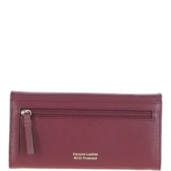 7 Card RFID Protected Large Leather Purse Wine: Z-79 -Default Template 2 7 card rfid protected large leather purse wine z 79 p7030 25690 image