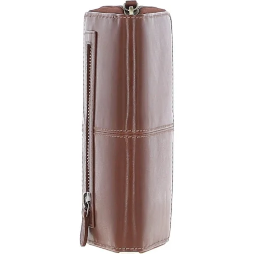 8 Card Zip Around RFID Protected Large Leather Purse Chestnut: T-90 -The Bridge Store 8 card zip around rfid protected large leather purse chestnut t 90 p7529 27197 image