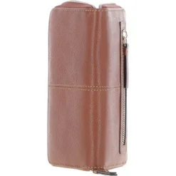 8 Card Zip Around RFID Protected Large Leather Purse Tan: Z-70 -Default Template 2 8 card zip around rfid protected large leather purse tan z 70 p6993 25516 image
