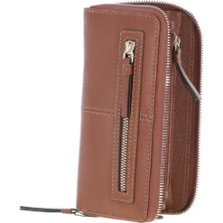 8 Card Zip Around RFID Protected Large Leather Purse Tan: Z-70 -Default Template 2 8 card zip around rfid protected large leather purse tan z 70 p6993 25517 image