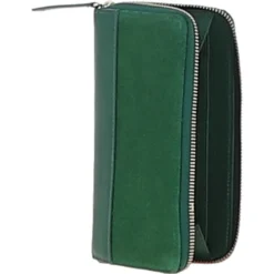 4 Card Zip Around Suede And Leather Purse Green: S-20 -Default Template 2 ashwood 4 card zip around suede and leather purse green s 20 p6259 22717 image