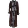Full Length Toscana Suede Leather Coat Brown: Squisita -Default Template 2 ashwood full length toscana suede leather coat brown squisita p6824 25116 image