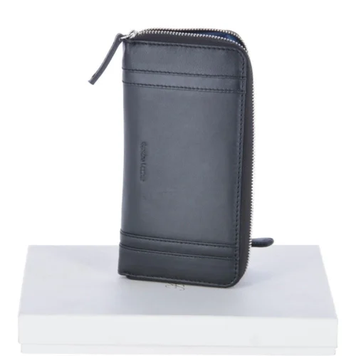 Large Leather Zip Around Note And Coin Purse Black : Ash-11 9 Large Leather Zip Around Note And Coin Purse Black : Ash-11 -The Bridge Store ashwood large leather zip around note and coin purse black ash 11 p2970 13373 image