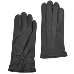 Leather Gloves Black : 401