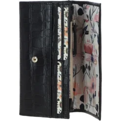 Womens Croc 7 Card Large Leather Purse Black: C-05 14 Womens Croc 7 Card Large Leather Purse Black: C-05 -Default Template 2 ashwood womens croc 7 card large leather purse black c 05 p5995 21397 image