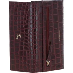 Womens Croc 7 Card Large Leather Purse Bordeaux: C-05 12 Womens Croc 7 Card Large Leather Purse Bordeaux: C-05 -Default Template 2 ashwood womens croc 7 card large leather purse bordeaux c 05 p5996 21402 image