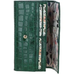 Womens Croc 7 Card Large Leather Purse Green: C-05 -Default Template 2 ashwood womens croc 7 card large leather purse green c 05 p5997 21411 image
