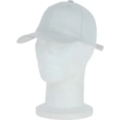 Classic Leather Baseball Cap White : Kanye