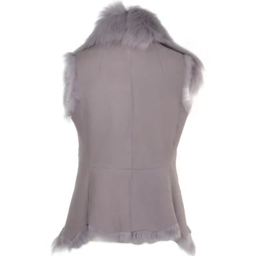Double Collar Leather Gilet Lilac Orchid : Pegasus 11 Double Collar Leather Gilet Lilac Orchid : Pegasus -The Bridge Store double collar leather gilet lilac orchid pegasus p1534 6866 image