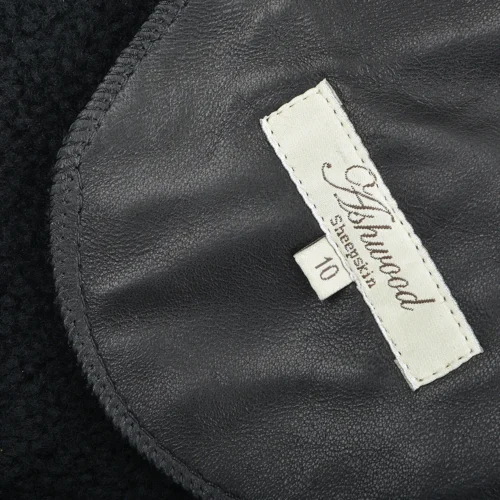 Fitted Sheepskin Aviator Flying Jacket Black/suede : Winnipeg 11 Fitted Sheepskin Aviator Flying Jacket Black/suede : Winnipeg -The Bridge Store fitted sheepskin aviator flying jacket black suede winnipeg p1097 4911 image