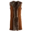 Hooded Long Suede Toscana Gilet Whisky: Mariana -Default Template 2 hooded long suede toscana gilet whisky mariana p1353 5826 image