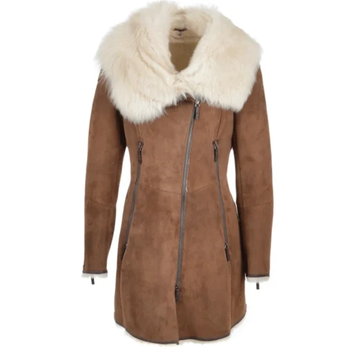 Hooded Toscana Coat Brown : Lyonesse