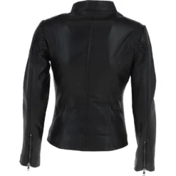 Ladies Leather Biker Jacket Black : Enya -Default Template 2 ladies leather biker jacket black enya p3965 17036 image