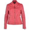 Ladies Leather Biker Jacket Raspberry : Lillian 1 Ladies Leather Biker Jacket Raspberry : Lillian -Default Template 2 ladies leather biker jacket raspberry lillian p3415 14924 image