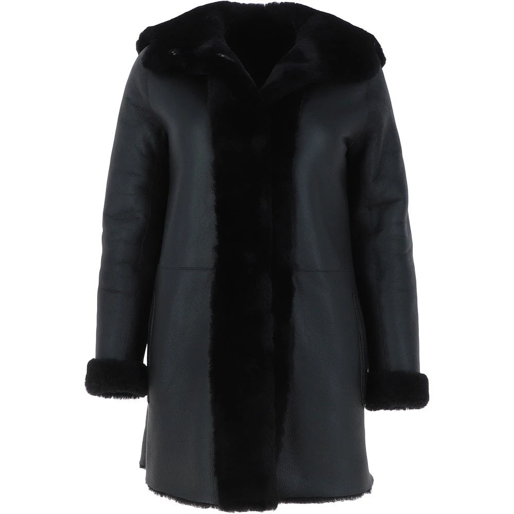 Ladies Luxury Toscana Sheepskin Coat: Gatina 3 Ladies Luxury Toscana Sheepskin Coat: Gatina