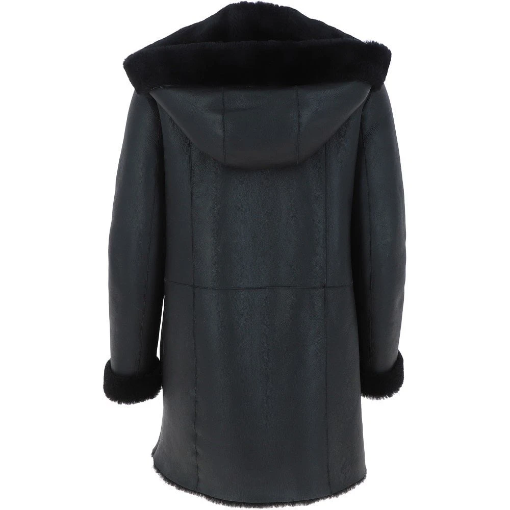 Ladies Luxury Toscana Sheepskin Coat: Gatina 5 Ladies Luxury Toscana Sheepskin Coat: Gatina - Image 3