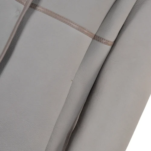 Lamb Shearling Mandarin Collar Jacket Taupe: Liane 10 Lamb Shearling Mandarin Collar Jacket Taupe: Liane -The Bridge Store lamb shearling mandarin collar jacket taupe liane p1496 6877 image