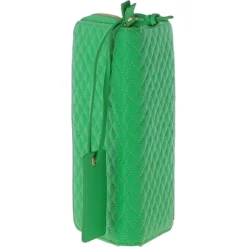 Large Quilted Leather Zip Around Note And Coin Purse Green: QLP -Default Template 2 large quilted leather zip around note and coin purse green qlp p5338 19344 image
