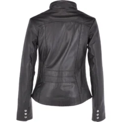 Leather Biker Jacket Black : Aurora -Default Template 2 leather biker jacket black aurora p3069 13458 image