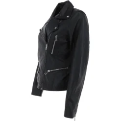 Leather Biker Jacket Black: Hackney -Default Template 2 leather biker jacket black hackney p4346 18609 image