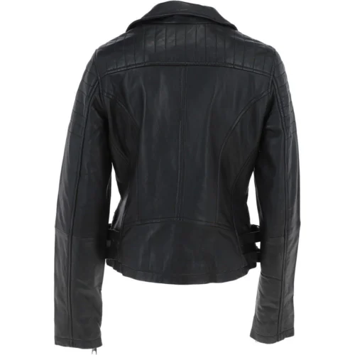 Leather Biker Jacket Black: Medusa -The Bridge Store leather biker jacket black medusa p3429 18510 image