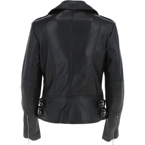 Leather Biker Jacket Black: Meghan 8 Leather Biker Jacket Black: Meghan -The Bridge Store leather biker jacket black meghan p4330 18494 image