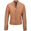 Leather Biker Jacket Cognac : Essen -Default Template 2 leather biker jacket cognac essen p2348 10682 image