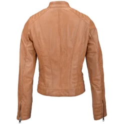 Leather Biker Jacket Cognac : Essen -Default Template 2 leather biker jacket cognac essen p2348 10684 image
