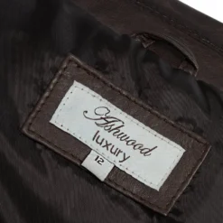 Leather Biker Jacket Mid Brown/ Nap : Britney -Default Template 2 leather biker jacket mid brown nap britney p3010 13234 image