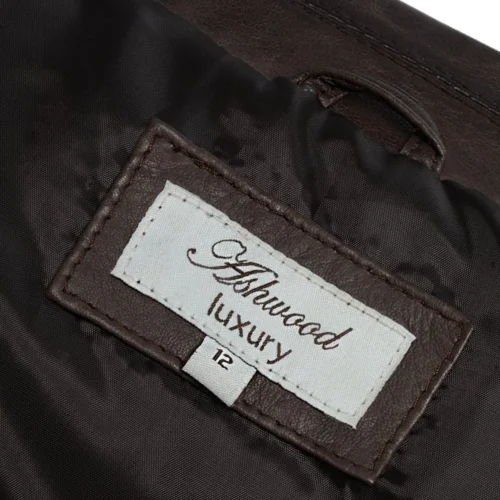 Leather Biker Jacket Mid Brown/ Nap : Britney -The Bridge Store leather biker jacket mid brown nap britney p3010 13234 image