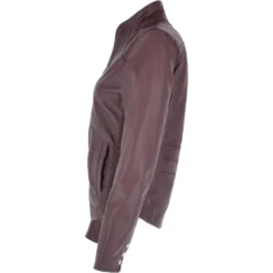 Leather Biker Jacket Oxblood : Aurora -Default Template 2 leather biker jacket oxblood aurora p3070 13461 image