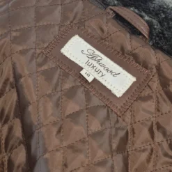 Leather Coat Mid Brown : Jacqueline -Default Template 2 leather coat mid brown jacqueline p84 300 image