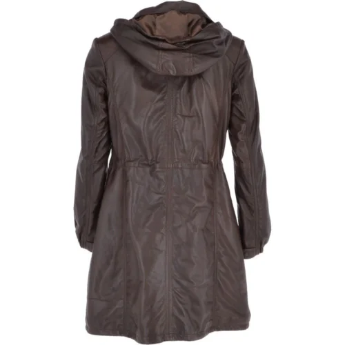 Leather Duffle Leather Coat Mid Brown/ App: Brienne 8 Leather Duffle Leather Coat Mid Brown/ App: Brienne -The Bridge Store leather duffle leather coat mid brown app brienne p3726 16132 image