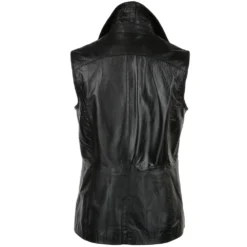 Leather Gilet Black/app : Nola -Default Template 2 leather gilet black app nola p1546 6881 image