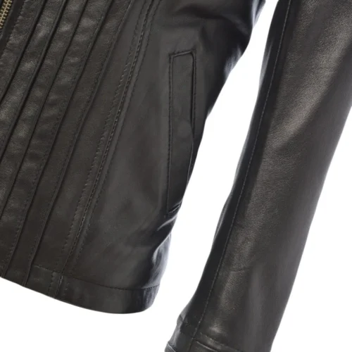 Leather Jacket Black/ddy : Infinity 10 Leather Jacket Black/ddy : Infinity -The Bridge Store leather jacket black ddy infinity p81 229 image