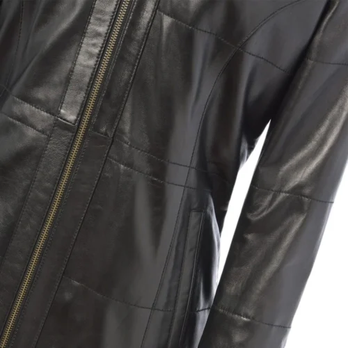 Leather Jacket Black/ddy : Molly -The Bridge Store leather jacket black ddy molly p78 284 image