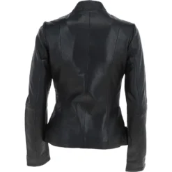 Leather Jacket Black/nap : Alana -Default Template 2 leather jacket black nap alana p276 18526 image