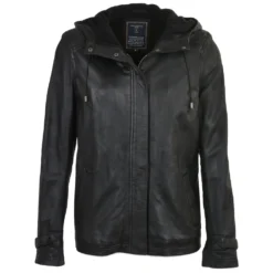 Leather Jacket Black : Nicola