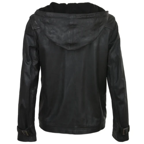 Leather Jacket Black : Nicola -The Bridge Store leather jacket black nicola p487 1874 image