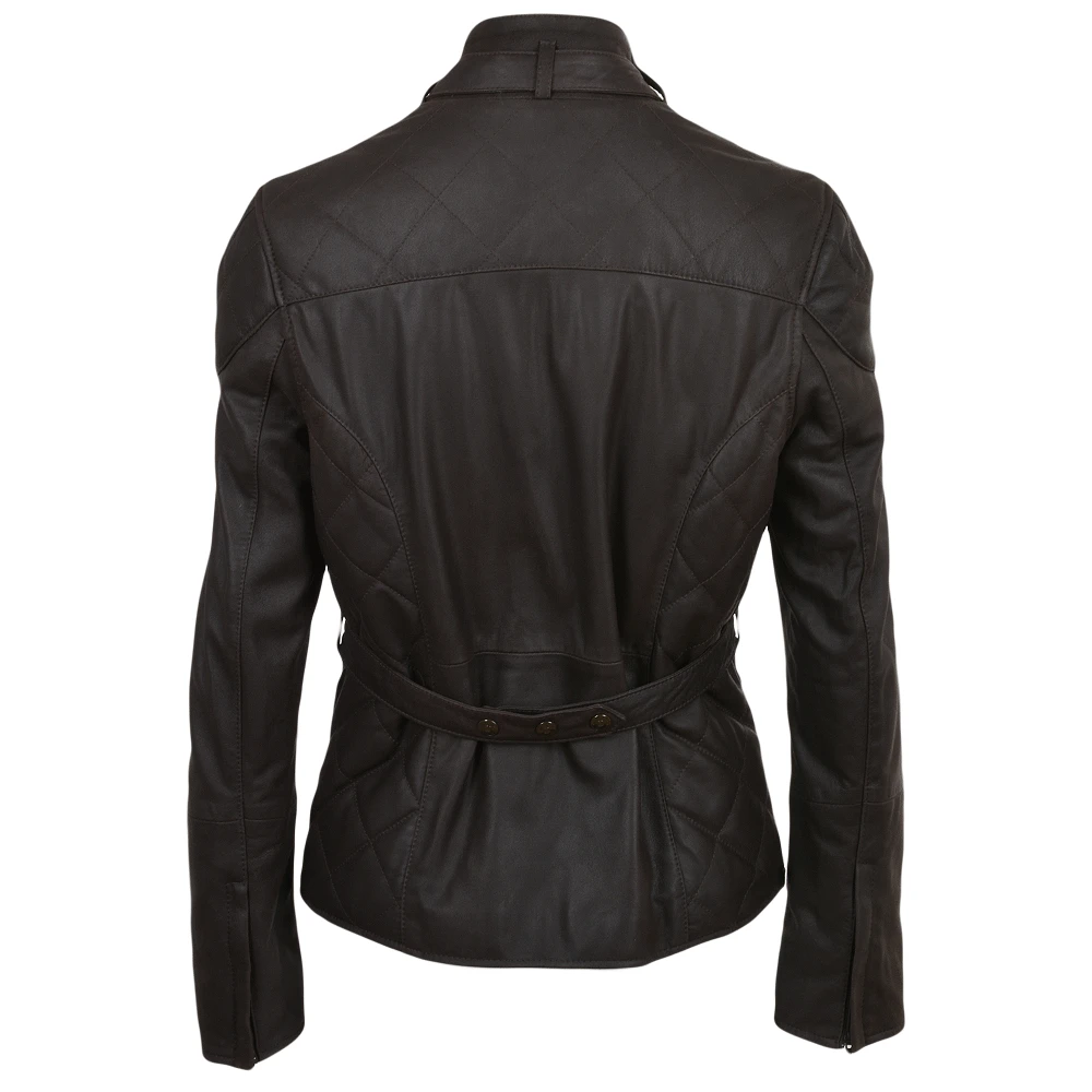 Leather Jacket Brown/napp : Emerald 5 Leather Jacket Brown/napp : Emerald - Image 3