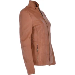 Leather Jacket Cognac/ddy : Isla -Default Template 2 leather jacket cognac ddy isla p3730 16165 image