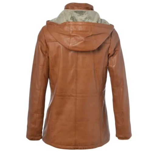Leather Jacket Cognac/ddy : Molly -The Bridge Store leather jacket cognac ddy molly p79 288 image